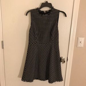 Lulus Black & White checkered dress